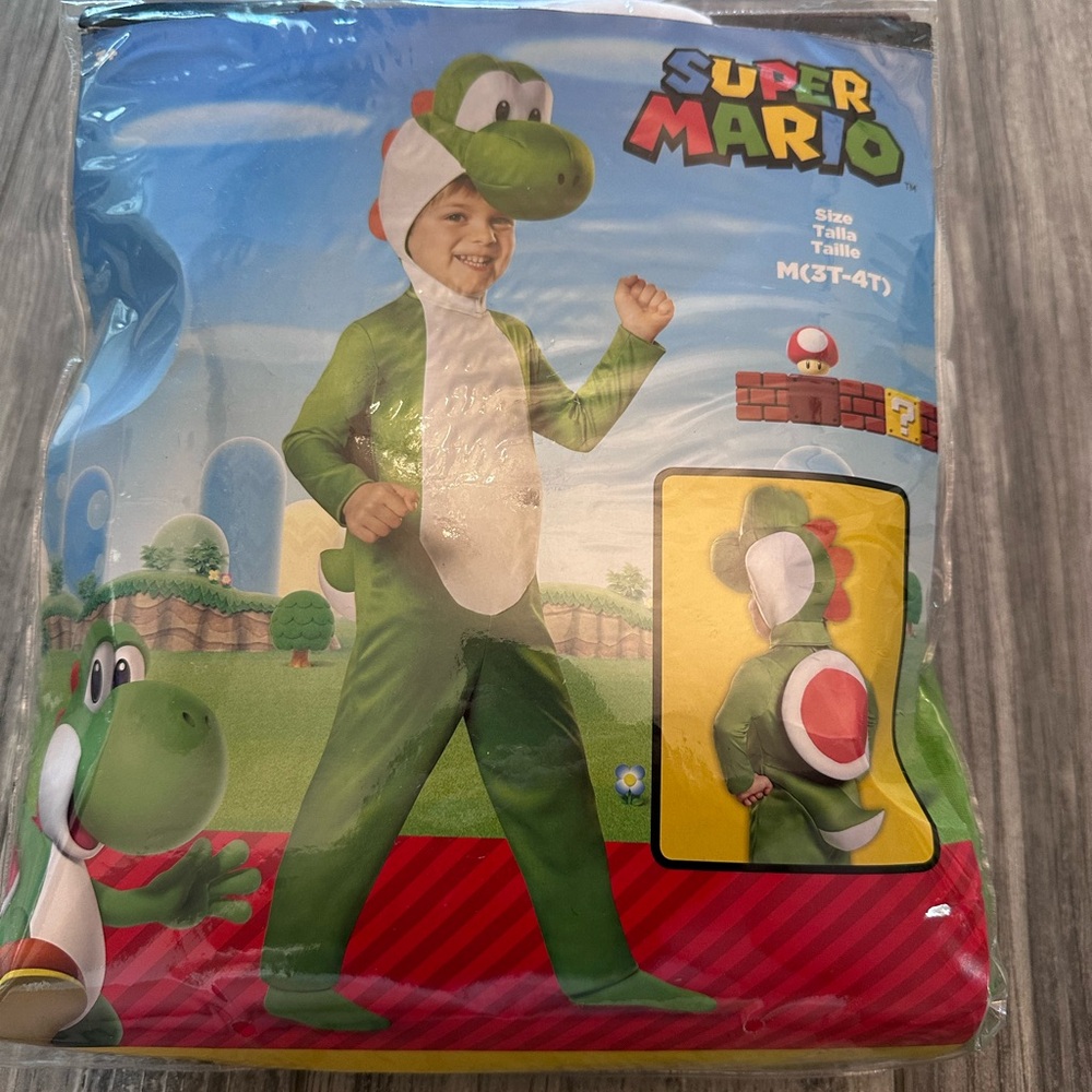 Toddler Yoshi costume 3-4 T
